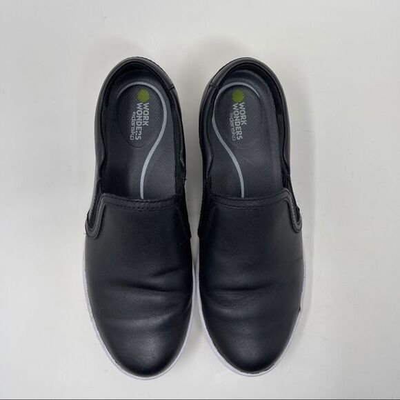 Dansko Work Wonders Clarks Slip-On Loafer Black Women's Size 7M - Picture 2 of 9